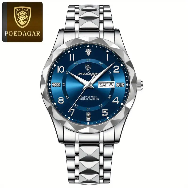 Poedagar Men's Luxury Quartz Watch