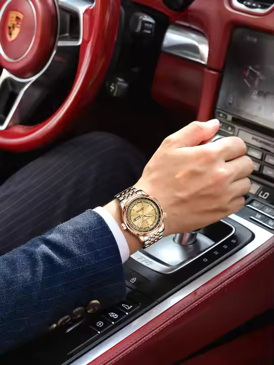 Poedagar 673 Casual Stainless Steel Watch