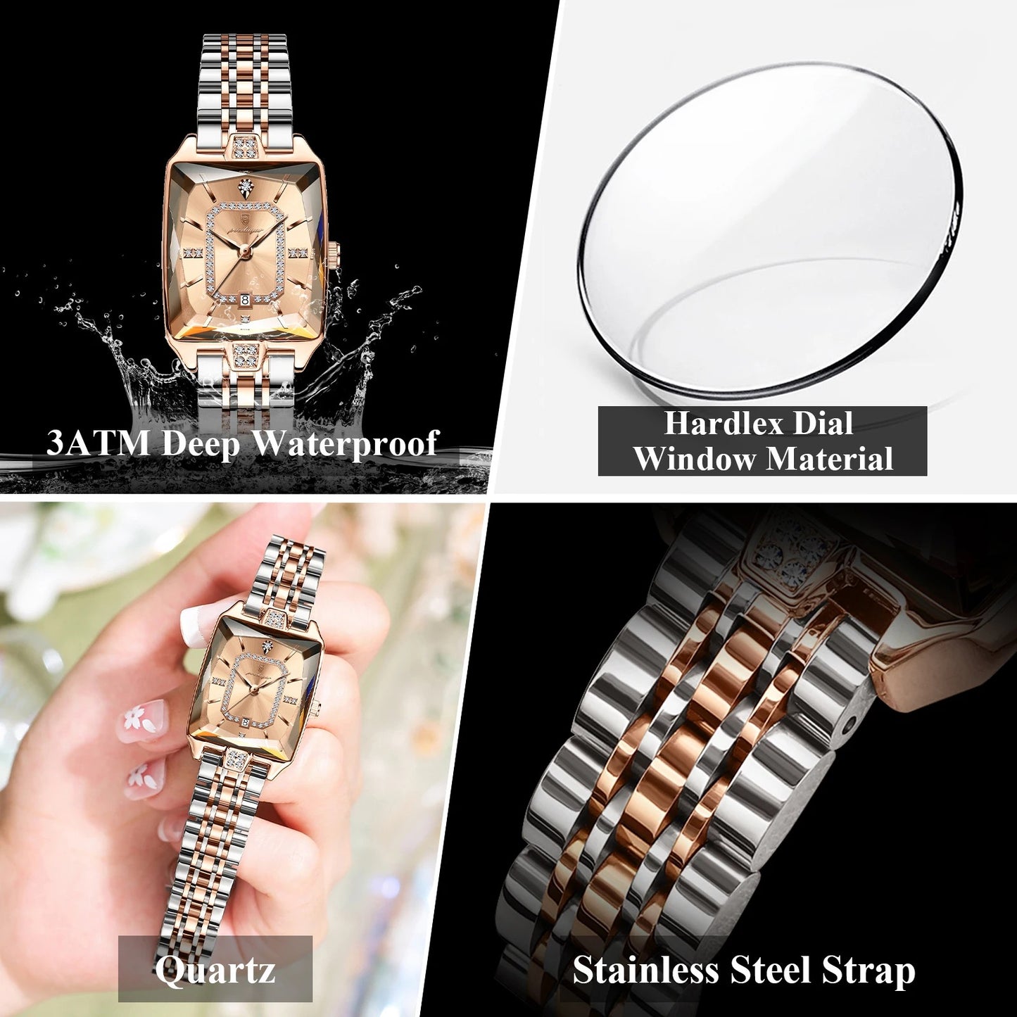 Poedagar Luxury Elegant Women Watch