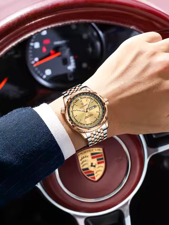 Poedagar 673 Casual Stainless Steel  Watch