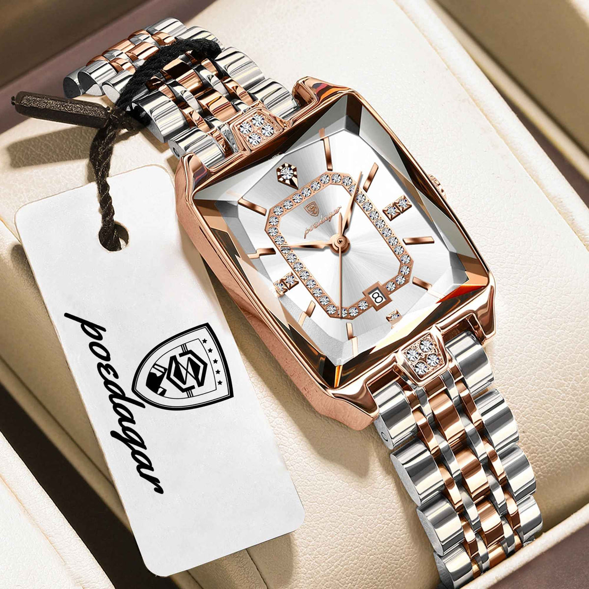 Poedagar Luxury Elegant Women Watch