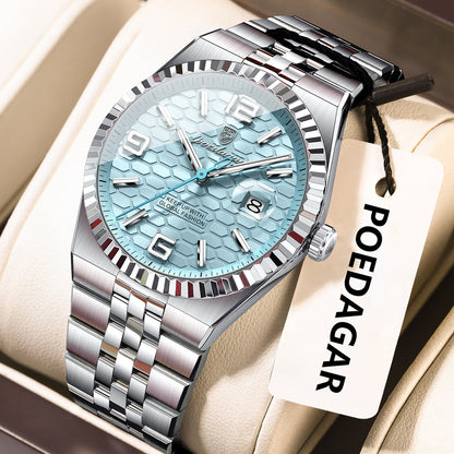Men's Business Luxury Stainless Steel Strap Watch
