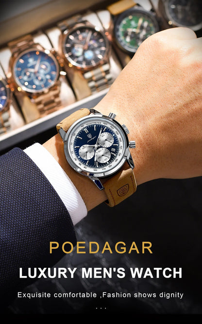 Poedagar High Quality Latitude Luxury Watch