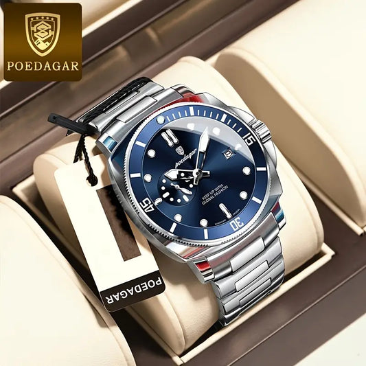 Poedagar Elite Series Stainless Steel Quartz Watch