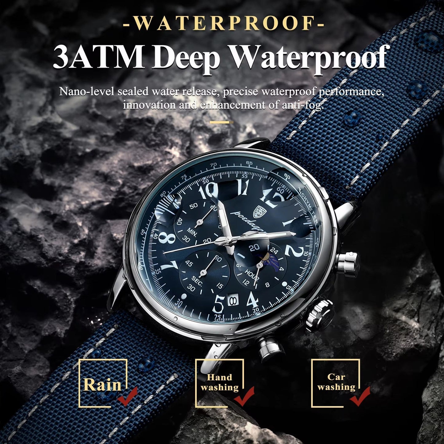 Luxury Men's Quartz Sports Watch