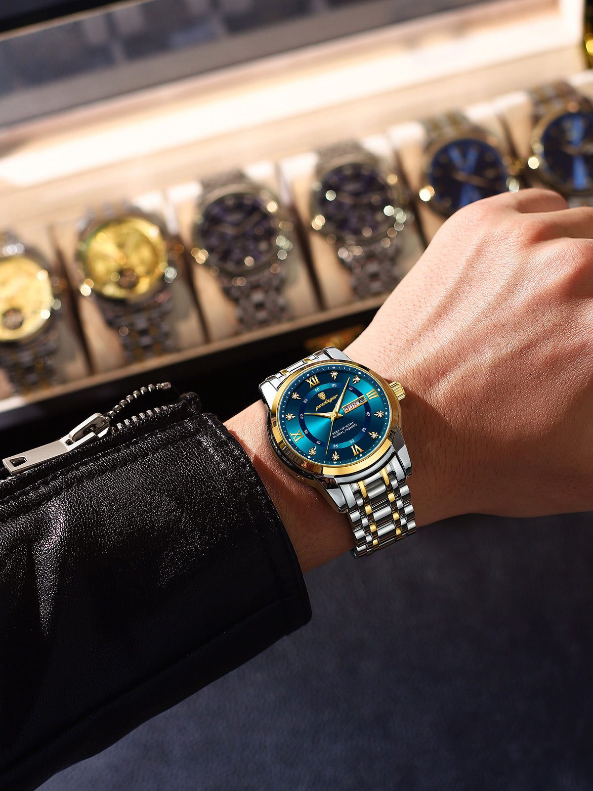 Men's Fashion Casual Waterproof Luminous Quartz Watch