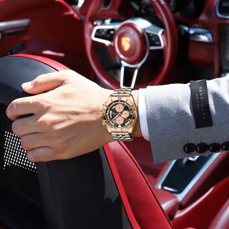 Poedagar 695 Chronograph Luxury Watch