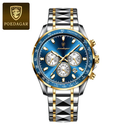 POEDAGAR Men's Casual Quartz Wristwatch