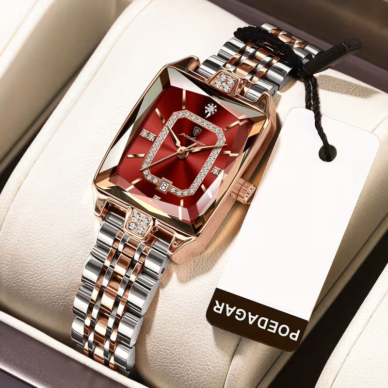 Poedagar Luxury Elegant Women Watch