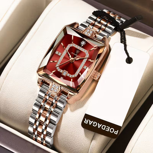 Poedagar Luxury Elegant Women Watch