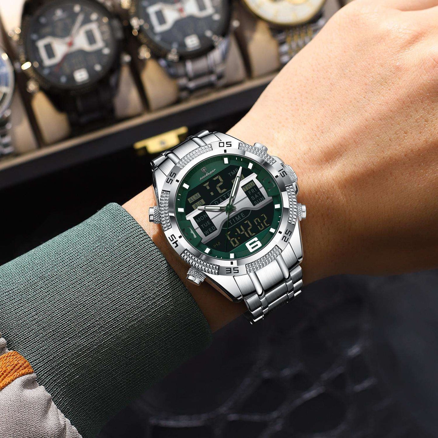 Poedagar Digital Watch for Men