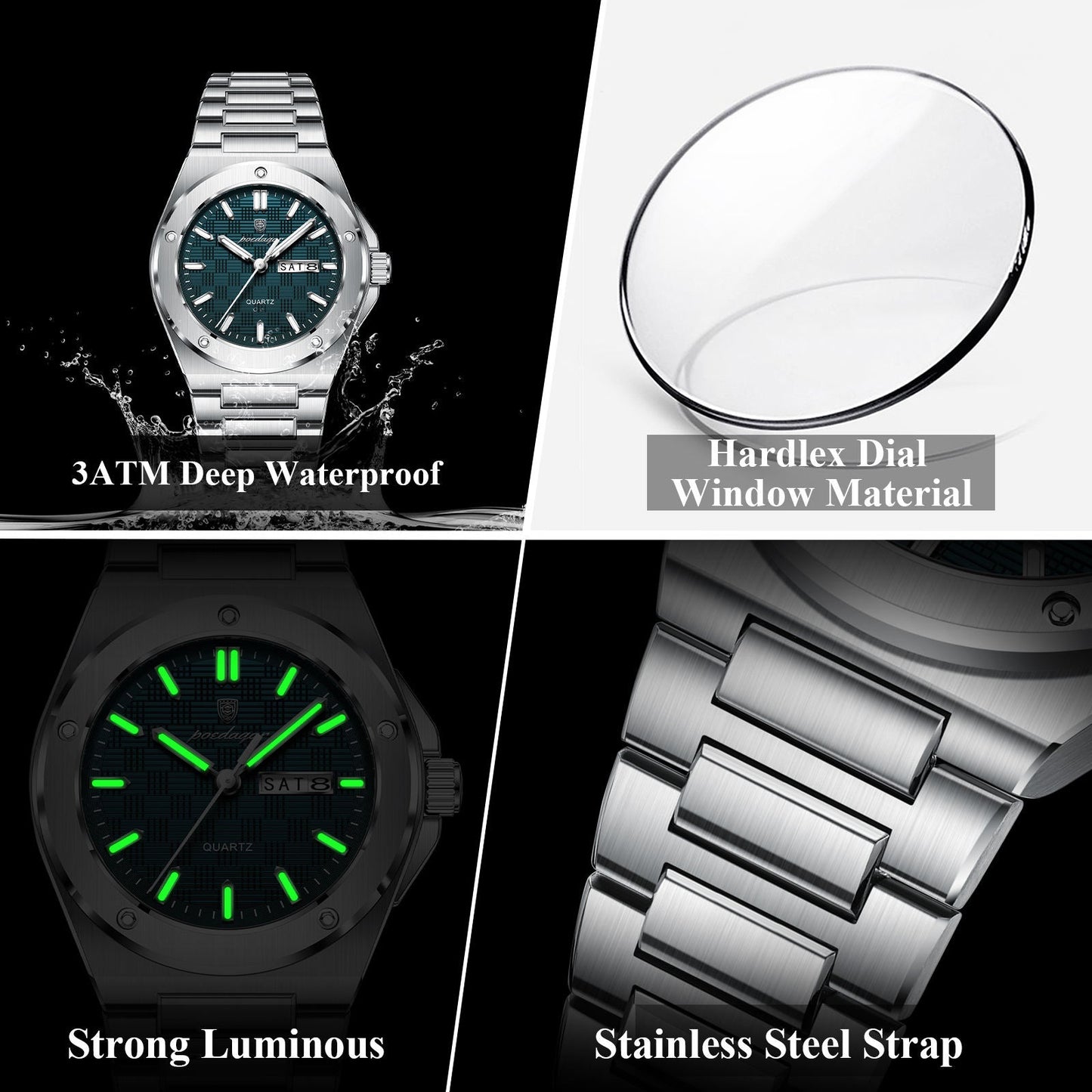 Poedagar Men's Premium Watch