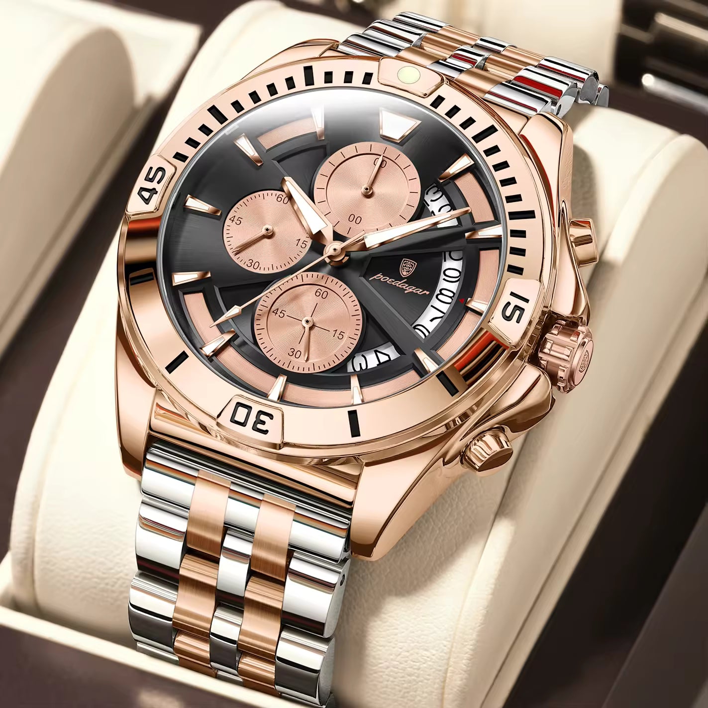 Poedagar Chronograph Luxury Men's Watch
