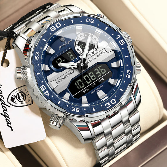 Poedagar Multifunctionality Water Resistant Men's Watch