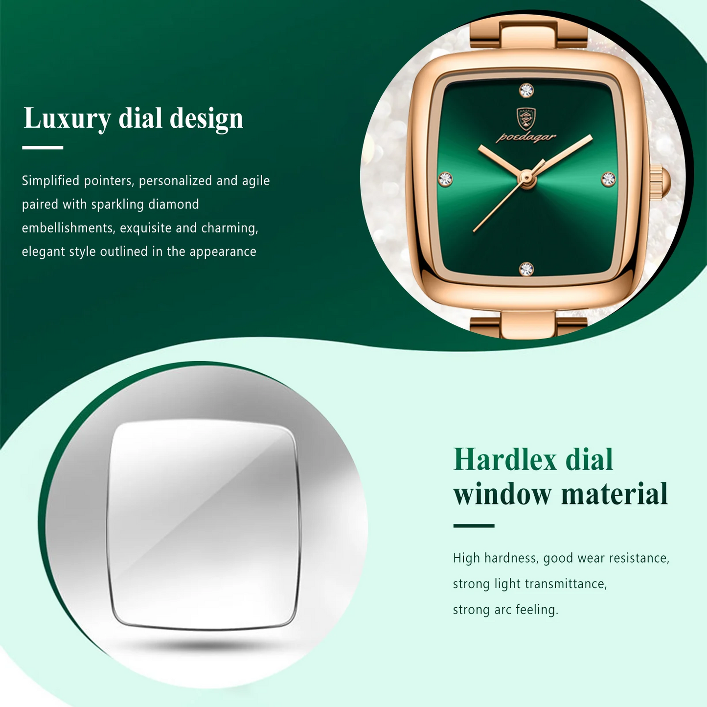 POEDAGAR Elegant Women Wristwatch
