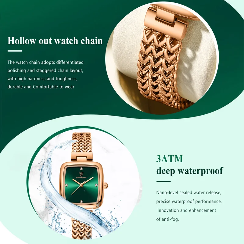 POEDAGAR Elegant Women Wristwatch