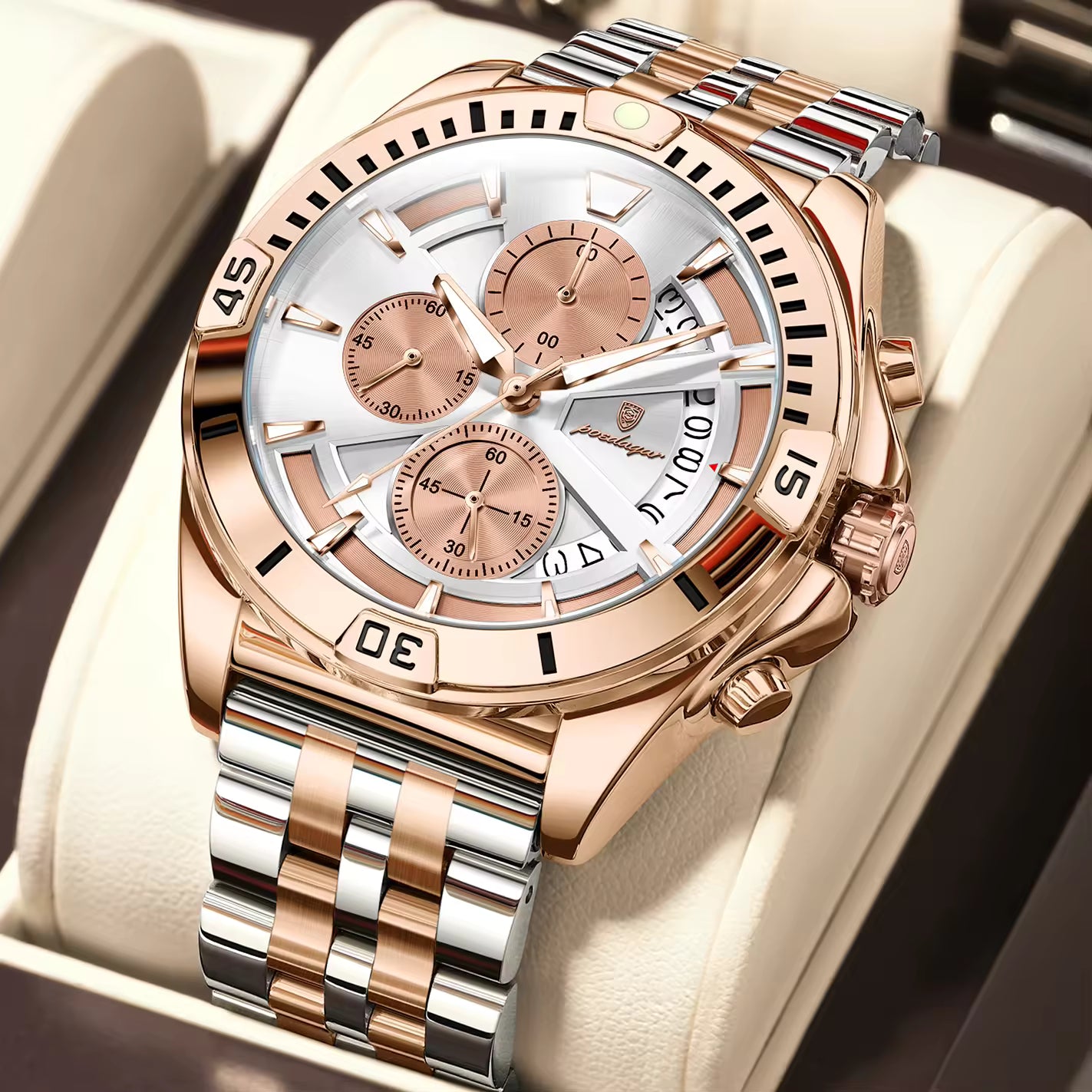 Poedagar Chronograph Luxury Men's Watch