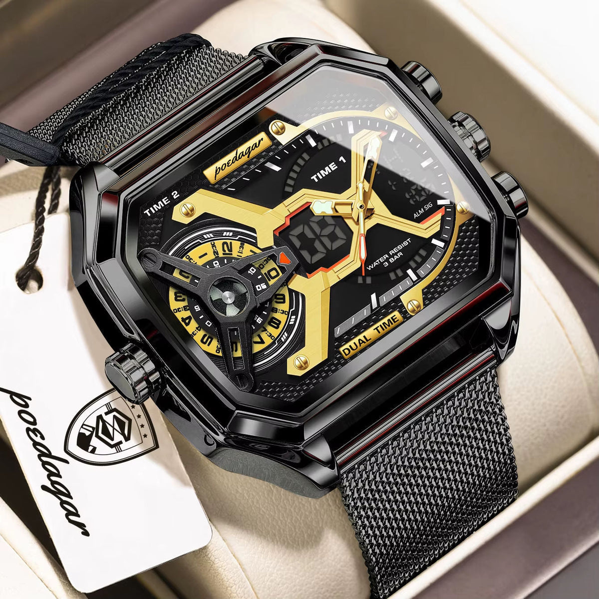 Poedagar E106 Luxury Mens Watch