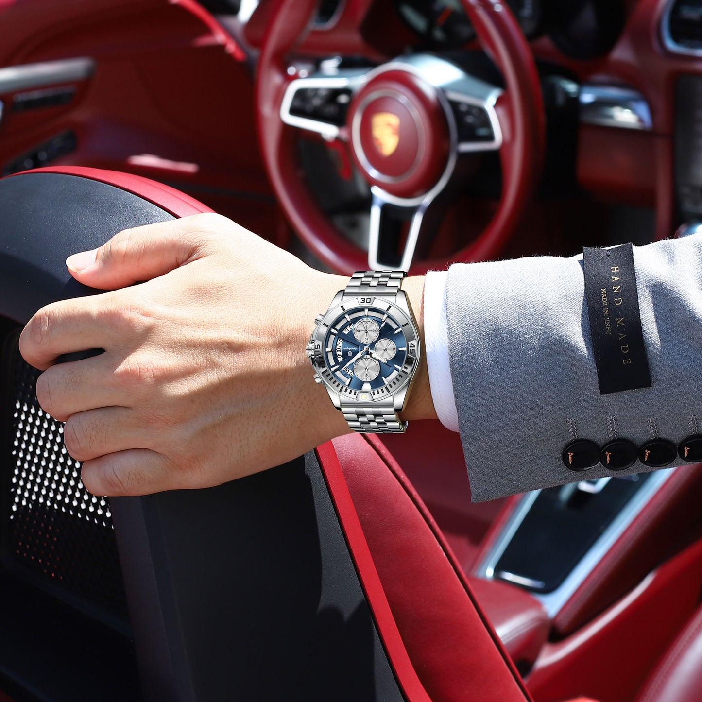 Poedagar Chronograph Luxury Men's Watch