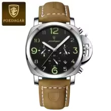 POEDAGAR Luxury Military Chronograph Men's Watch