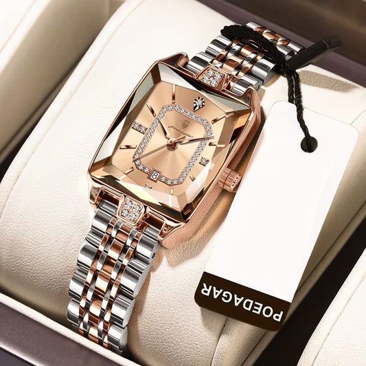 Poedagar Luxury Elegant Women Watch