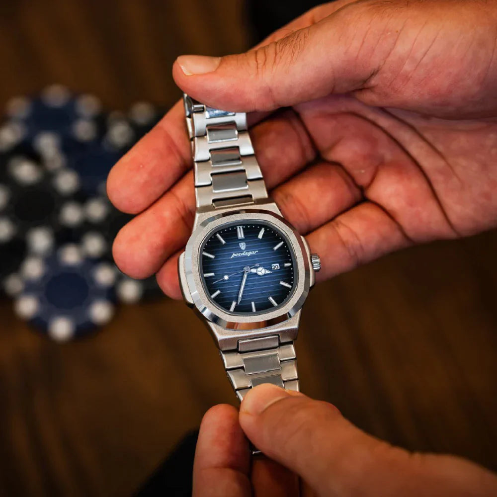 POEDAGAR  Stainless Steel men Watch
