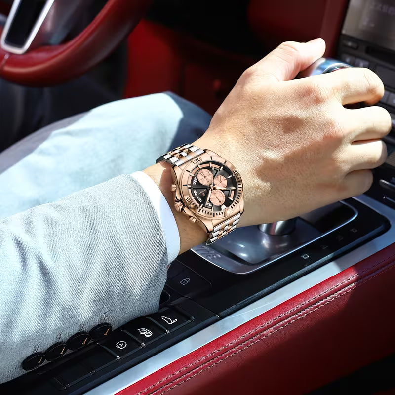 Poedagar 695 Chronograph Luxury Watch